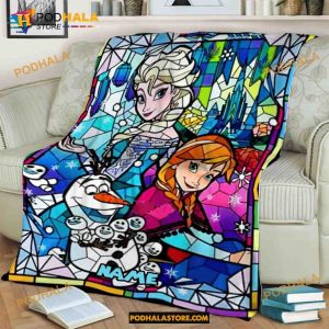 Disney Princess Blanket, Custom Name Disney Princess Gifts