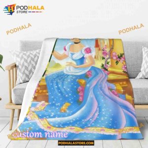 Disney Princess Custom Name Blanket