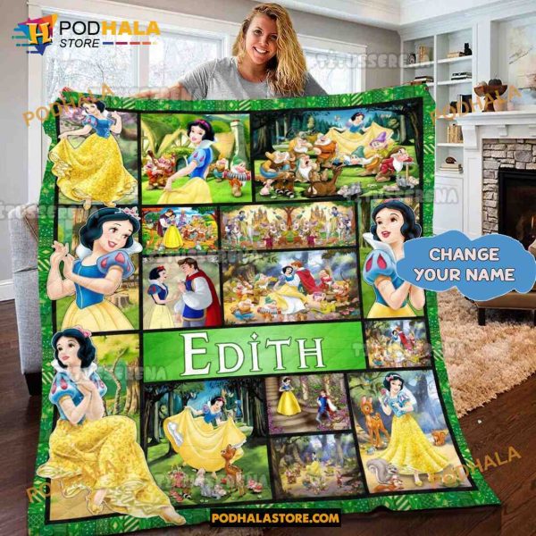 Disney Snow White Disney Fleece Blanket, Disney Gifts For Women