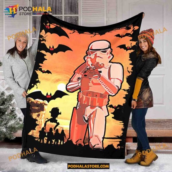 Disney Storm Trooper Star War Halloween Blanket, Quilt