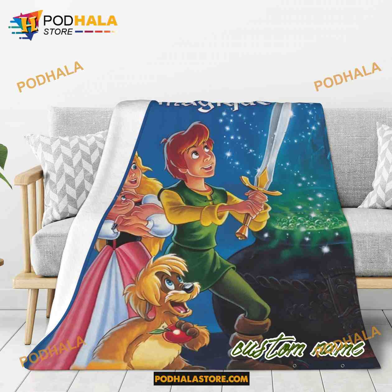 https://images.podhalastore.com/wp-content/uploads/2023/08/Disney-The-Black-Cauldron-Custom-Name-Blanket-Gifts-For-Disney-Lovers.jpg