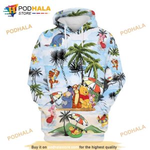 Disney Winnie The Pooh Cute Lover 3d Hoodie Sweatshirt