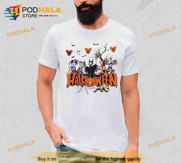 Disney halloween Mickey And Friend Villain Shirt