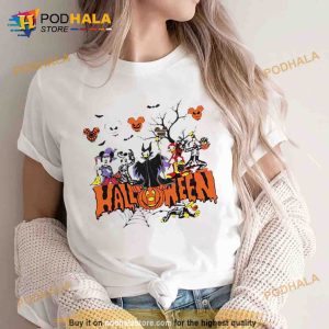 Disney halloween Mickey And Friend Villain Shirt 2