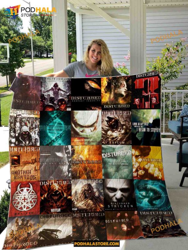 Disturbed Albums Halloween Blanket, Halloween Gift Ideas
