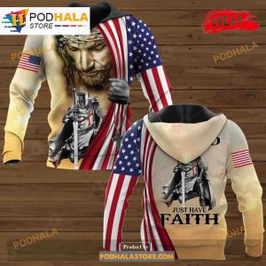 Don't Be A Fraid Just Have Faith All Over Printed Sweatshirt 3D Hoodie 1
