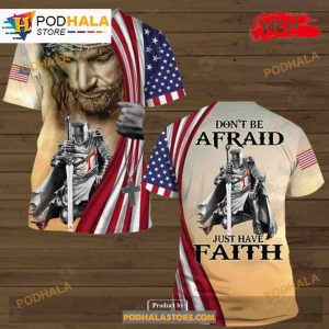 Don't Be A Fraid Just Have Faith All Over Printed Sweatshirt 3D Hoodie 2