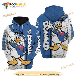 Donald Duck Disney Unisex Cartoon Graphic 3D Hoodie, Sweatshirt, Shirt