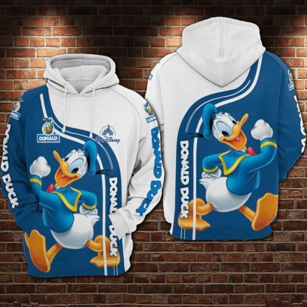 Donald Duck Movies Disney All Over Print 3D Hoodie Sweatshirt