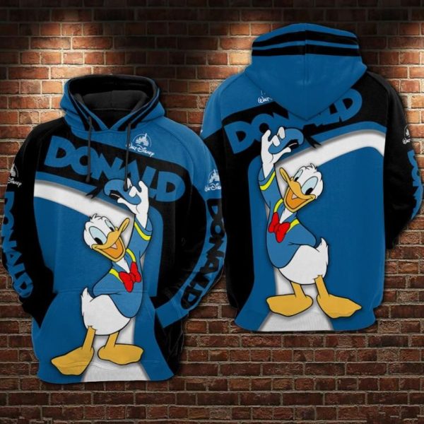 Donald Duck Movies Disney Funny 3D Hoodie Sweatshirt