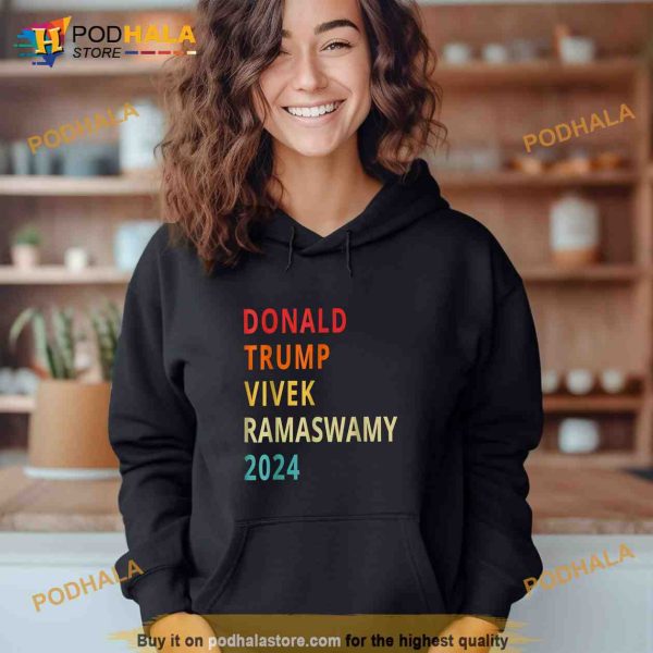 Donald Trump Vivek Ramaswamy 2024 President Republican Vintage Political Shirt