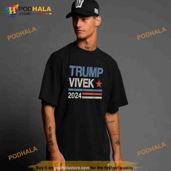 Donald Trump Vivek Ramaswamy Vote Election 2024 Political T-Shirt