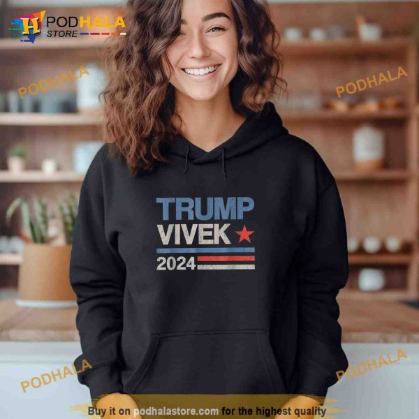 Donald Trump Vivek Ramaswamy Vote Election 2024 Political T-Shirt