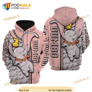 Dumbo Flying Elephant Disney Unisex Cartoon Graphic 3D Hoodie, Sweatshirt, Shirt