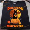 Dungeon Meowster Dungeons And Dragons Black Cat Bat Halloween Shirt Hoodie