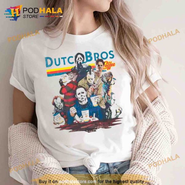 Dutch Bros Coffee Top Killers Halloween Shirt