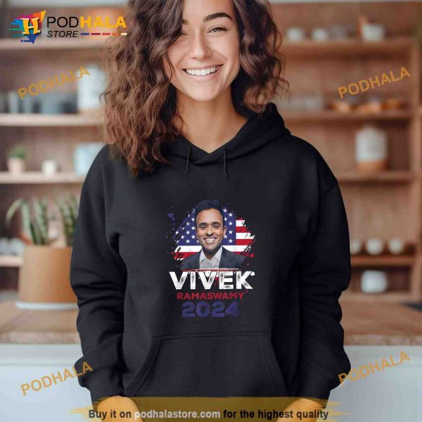 Elect Vivek Ramaswamy for President of USA 2024 Campaign US Flag Political Shirt