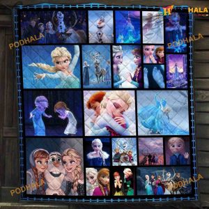 Elsa Princess Movie Character Disney Fleece Blanket, Quilt, Christmas Gifts