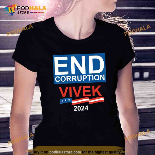 End Corruption Vivek Ramaswamy 2024 Political Shirt