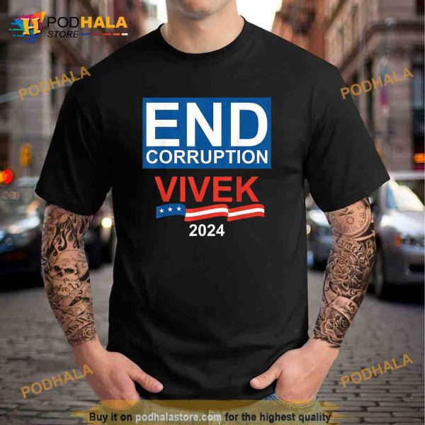 End Corruption Vivek Ramaswamy 2024 Political Shirt