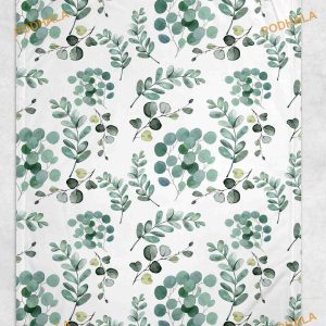 Eucalyptus y Baby Fleece Blanket, Quilt, Christmas Gifts