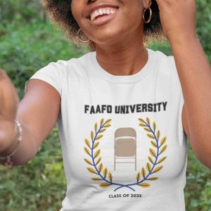 FAAFO University Meme Montgomery Alabama Brawl Shirt Viral Folding Chair Tee 4