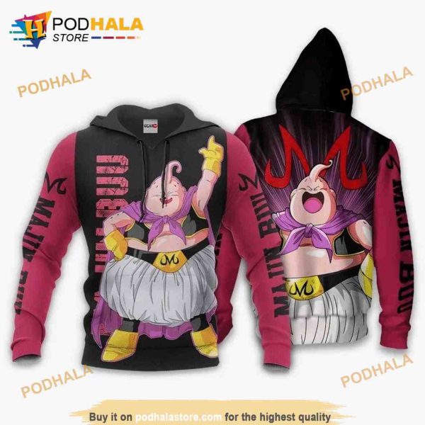 Fat Majin Buu Dragon Ball Anime Manga 3D Hoodie Sweatshirt