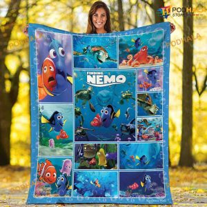 Finding Nemo Fleece Blanket, Finding Nemo Birthday Kid Gift, Christmas Gifts