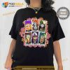 Floral Bluey Horror Card Bluey And Friends Halloween Shirt, Bluey Bingo Halloween Tee