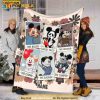 Floral Mickey Cosplay Horror Characters Fleece Blanket, Disney Michael Myers Blanket