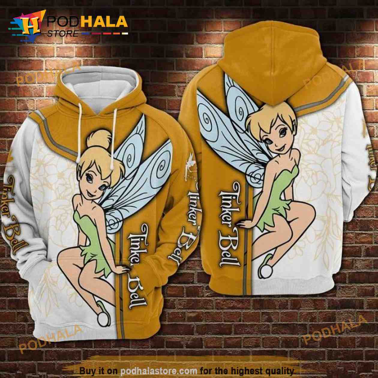 For Tinker Bell Lovers Simple Pattern Gift For Fan 3D Hoodie Sweatshirt For Tinker Bell Lovers Simple Pattern Gift For Fan 3D Hoodie Sweatshirt
