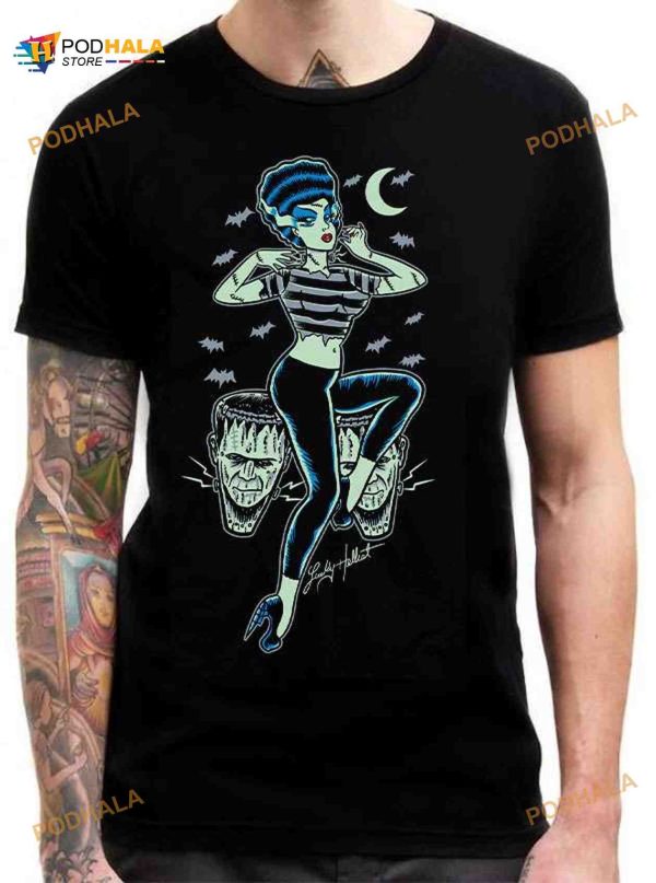 Frankenstein Wife Husband And Wife Halloween Gift For Couple Shirt Hoodie