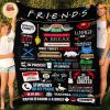 Friends The TV Series Show Fleece Blanket, Quilt, Christmas Gifts