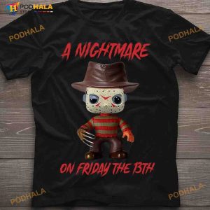 Funko Pop Horror Halloween Costume A Nightmare On Friday The 13th Shirt Hoodie