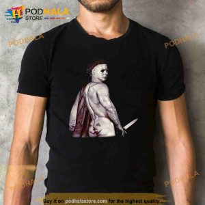 Funny Sexy Michael Myers Show Ass Pumpkin Halloween Shirt, Michael Myers Shirt