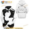 Funny Stealthy Black Cat Personalized 3D Hoodie, Christmas Gifts