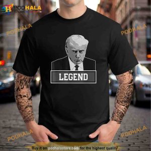 Funny Trump Mugshot Legend Trump 2024 Unisex Trending Shirt 2