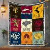 Game Of Thrones Fleece Blanket, Movie Gift For Fans