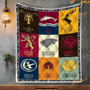 Game Of Thrones Fleece Blanket, Movie Gift For Fans
