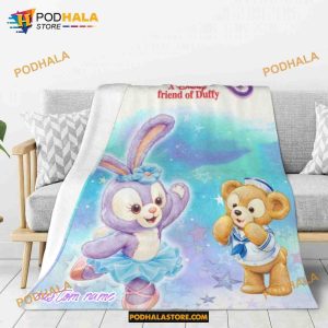 Gelatoni Custom Name Disney Fleece Blanket, Gifts For Disney Lovers