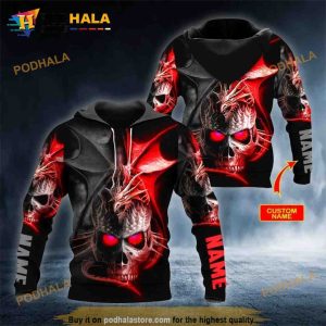 Ghost Dragon Skull Personalized 3D Hoodie Sweatshirts, Halloween Gift Ideas