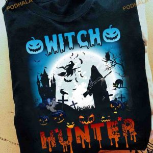 Ghost Hunter Halloween Costume Witch Hunter Shirt Hoodie
