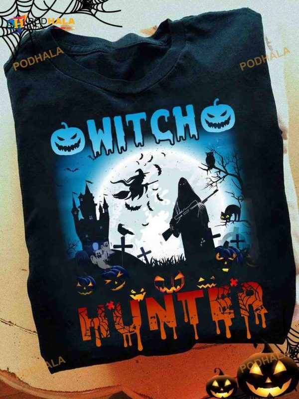 Ghost Hunter Halloween Costume Witch Hunter Shirt Hoodie