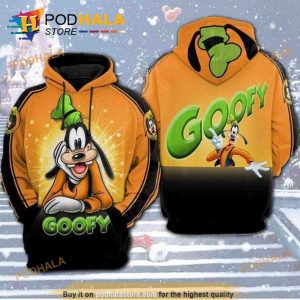Goofy 3D All Over Printed Disney 3D Hoodie, 3D Shirt