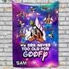 Goofy Disney Blanket, Goofy Movies Blanket, Max Goof Roxanne Quilt