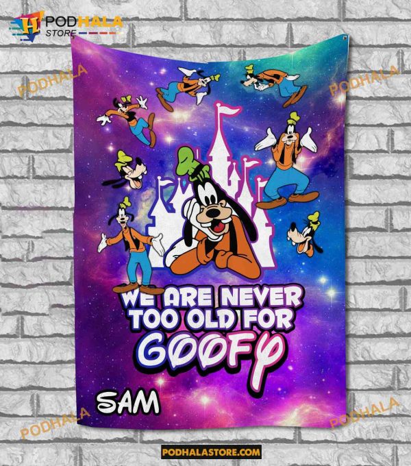 Goofy Disney Blanket, Goofy Movies Blanket, Max Goof Roxanne Quilt