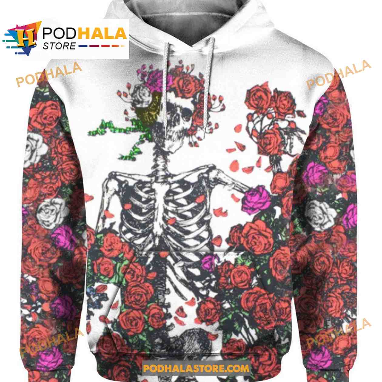 Grateful Dead Skull Pullover Sweatshirt