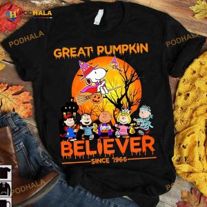 Great Pumpkin Believer Snoopy And Friends Gift For Halloween Shirt Hoodie