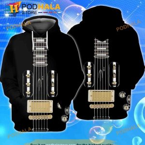 Guitar Bass 3D Hoodie All Over Print, Christmas Gifts