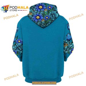 HUSKY Floral Printing Limited Edition 3D Hoodie Sweatshirt Shirt 2